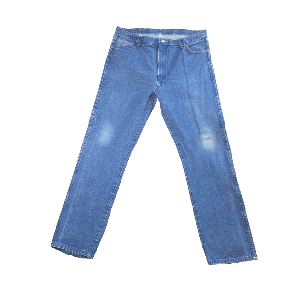 Wrangler Jeans Mens 38x32 Blue Cowboy Cut Denim Western 13MWZ Ranch Work Pants